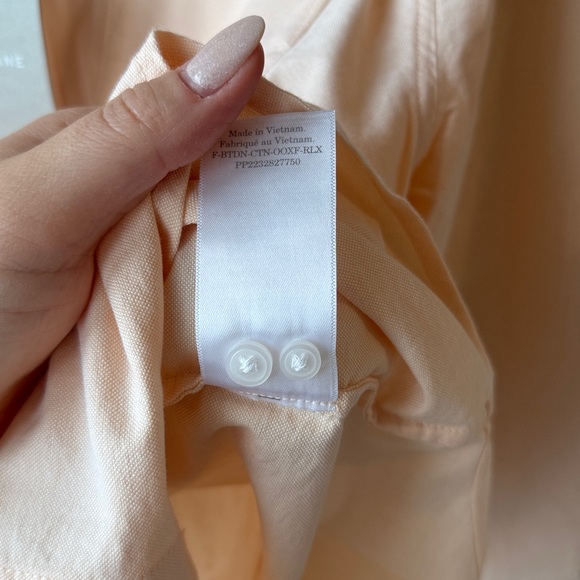 Everlane The Must-Have Oxford Shirt in Apricot NWT - Picture 8 of 9
